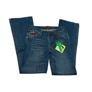 David & Goliath Todd Pants Jeans Blue Denim Straight-Leg Womens Size 27 Flared